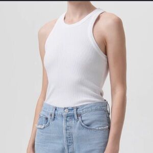 Agolde ribbed tank size medium